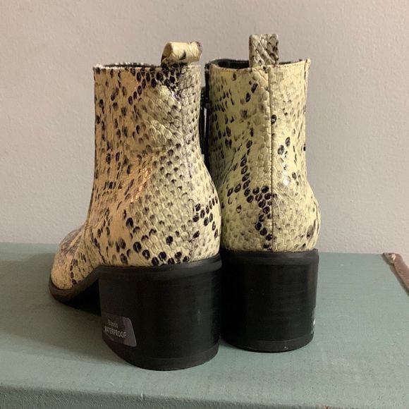 ‎BLONDO Elvina booties Leather Animal Print Western Boots waterproof - Picture 4 of 9